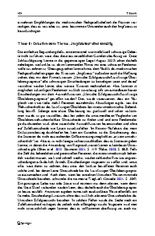Vorschauseite 4: Priorisierung von Geimpften?