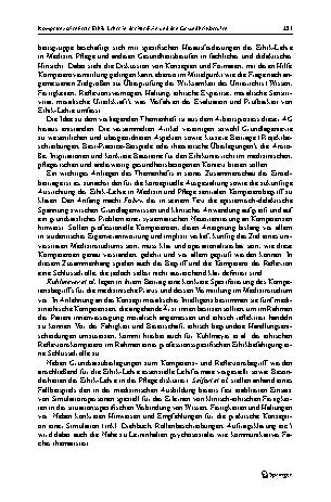 Vorschauseite 3: Kompetenzorientierte Ethik-Lehre in der Medizin und den Gesundheitsberufen