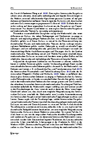 Vorschauseite 4: Feministische Perspektiven in der deutschsprachigen Medizinethik: eine Bestandsaufnahme und drei Thesen