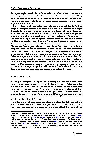 Vorschauseite 3: Zeitdimensionen des menschlichen Lebens