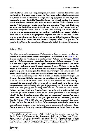 Vorschauseite 4: Zeitdimensionen des menschlichen Lebens