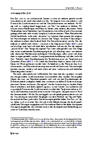Vorschauseite 6: Zeitdimensionen des menschlichen Lebens