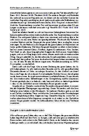 Vorschauseite 3: Erfüllte Gegenwart und Rhythmus des Lebens