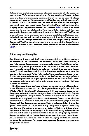 Vorschauseite 2: Medizin und die Zeitstruktur guten Lebens