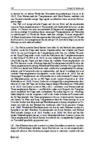 Vorschauseite 2: First-of-its-kind Xenotransplantation: Bedarf an ethischer Reflexion in Wissenschaft und Gesellschaft