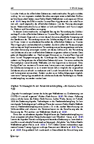 Vorschauseite 4: „Mit Bluetooth ein Signal der Solidarität senden“? – Eine medizinethische Analyse der öffentlichen Debatte über die Corona-Warn-App