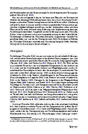 Vorschauseite 3: Ethik-Fortbildungen als Element der Klinischen Ethikarbeit: Ein Überblick über Formate und weitere strukturierende Elemente