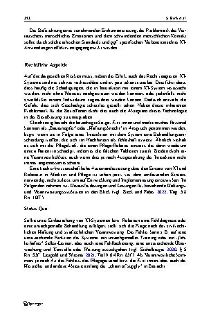 Vorschauseite 6: Rechtliche Aspekte des Einsatzes von KI und Robotik in Medizin und Pflege