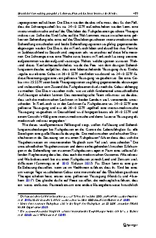 Vorschauseite 3: Shared decision making, prospektive Lebensqualität und das beste Interesse des Kindes: ethische Herausforderungen im Kontext von Behandlungsentscheidungen bei Frühgeborenen an der…