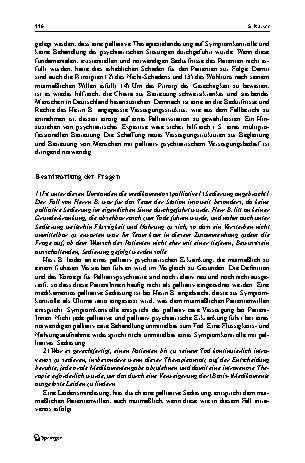 Vorschauseite 4: Kommentar II zum Fall: „Prolongierte medikamentöse (palliative?) Sedierung bei nicht behandelbarer Depression?“