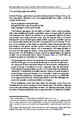 Vorschauseite 3: Post-mortem dignity between piety and professionalism. Plea for a moment of silence in everyday clinical practice