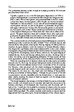 Vorschauseite 4: Post-mortem dignity between piety and professionalism. Plea for a moment of silence in everyday clinical practice