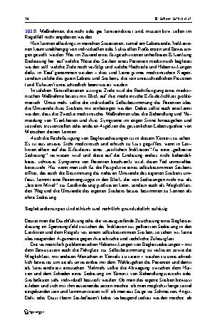Vorschauseite 6: Begleitsedierung bei Behandlungsverzicht mit Sterbewunsch oder beim Sterbefasten: eine ethische Stellungnahme