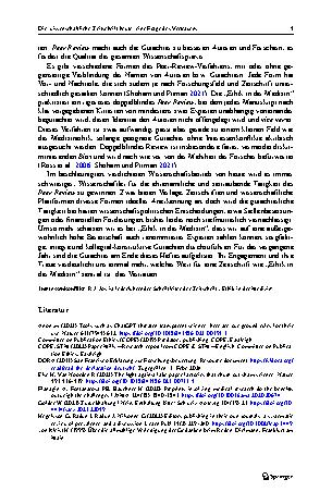 Vorschauseite 5: Die wissenschaftliche Zeitschrift heute: eine Frage des Vertrauens