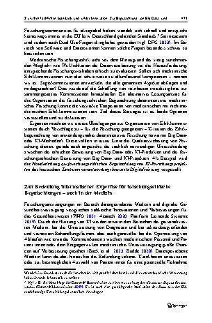 Vorschauseite 3: Zwischen fachlichen Standards und wilder Innovation: Zur Begutachtung von Big Dataund KI-Projekten in Forschungs-Ethikkommissionen