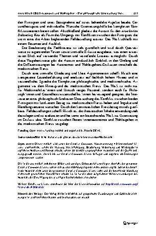 Vorschauseite 3: Anna Hirsch (2023) Autonomie und Wohlergehen – Eine philosophische Untersuchung ihres Verhältnisses in der Patientenversorgung