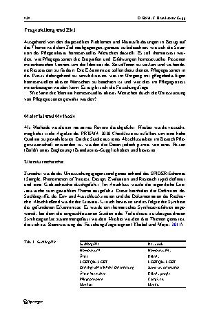 Vorschauseite 4: Homosexualität im Alter – Wahrung der Identität im Pflegekontext. Eine Literaturübersicht.