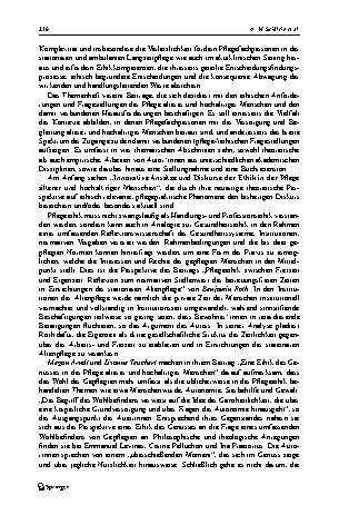 Vorschauseite 4: Ethik in der Pflege älterer und hochaltriger Menschen: Bedeutung und Vielfalt der Perspektiven