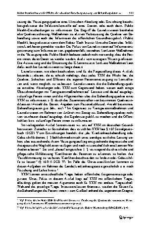 Vorschauseite 5: Haben Krankenhäuser die Pflicht, die sekundäre Forschungsnutzung von Behandlungsdaten zu unterstützen?