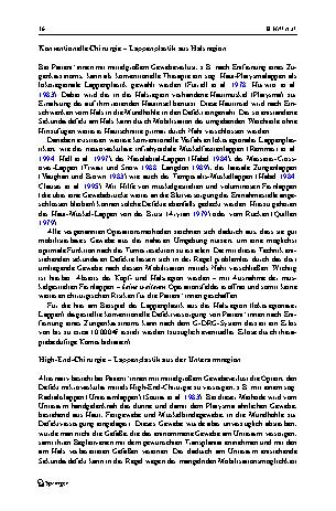 Vorschauseite 6: Einfluss des G-DRG-Systems auf die rekonstruktive Behandlung des Mundhöhlenkarzinoms: Ethische Implikationen und innermedizinische Rationalität