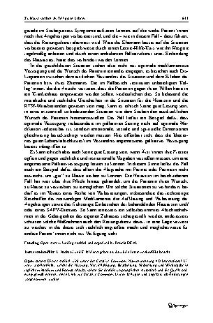 Vorschauseite 3: Zu Hause sterben als Teil guten Lebens