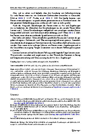 Vorschauseite 3: Ethik ohne Worte? Wie Sprachbarrieren und Vorannahmen die Selbstbestimmung von Patient: innen untergraben