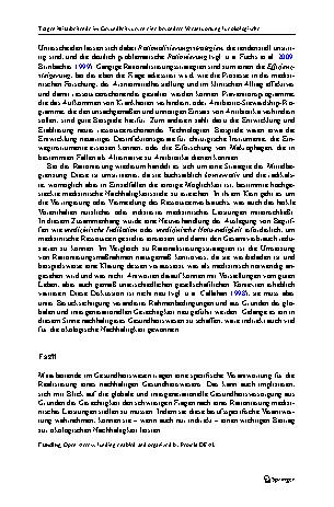 Vorschauseite 5: Tragen Mitarbeitende im Gesundheitswesen eine besondere Verantwortung für ökologische Nachhaltigkeit? – Contra