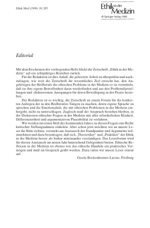 Vorschauseite 1: Editorial