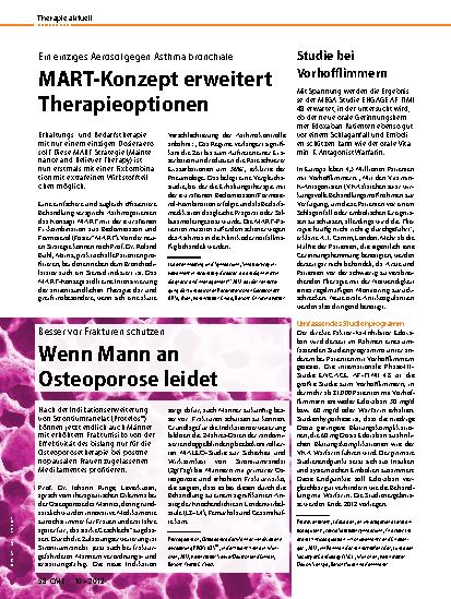 Vorschauseite 1: Studie bei Vorhofflimmern