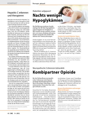 Vorschauseite 1: Nachts weniger Hypoglykämien