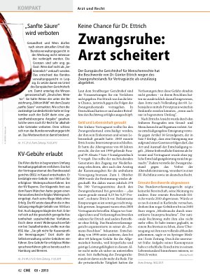 Vorschauseite 1: KV-Gebühr erlaubt