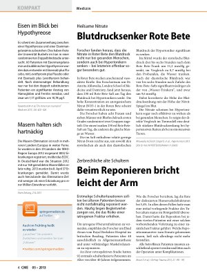 Vorschauseite 1: Eisen im Blick bei Hypothyreose
