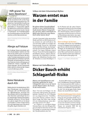 Vorschauseite 1: Warzen erntet man in der Familie