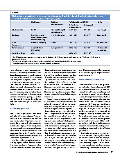 Vorschauseite 5: Arzneimitteltherapie zur Primärprävention kardiovaskulärer Erkrankungen bei adipösen Patienten