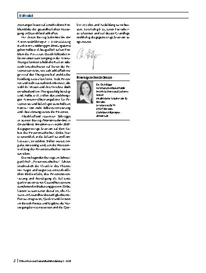 Vorschauseite 2: Editorial