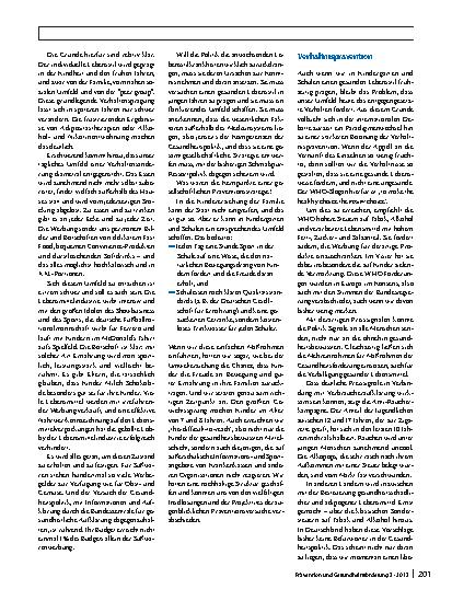 Vorschauseite 2: Das neue Präventionsgesetz der Bundesregierung
