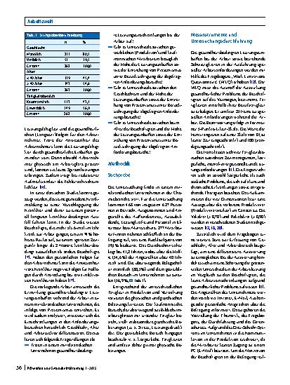 Vorschauseite 2: Gesundheitsbedingte Leistungseinbußen bei der Arbeit durch Präsentismus