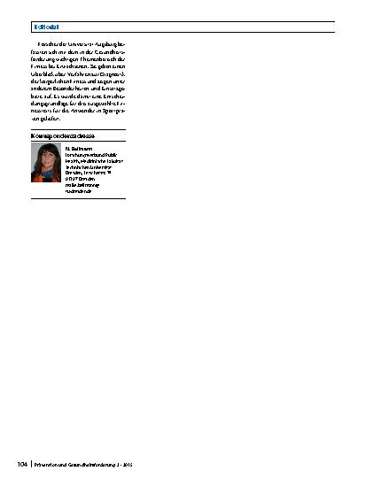 Vorschauseite 2: Editorial