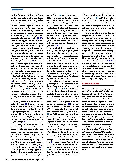 Vorschauseite 6: Tätigkeitsund altersbezogene Analyse von Arbeitsfähigkeit und körperlicher Aktivität