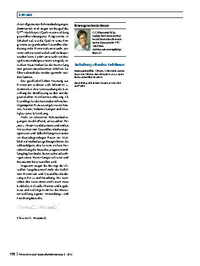 Vorschauseite 2: Editorial