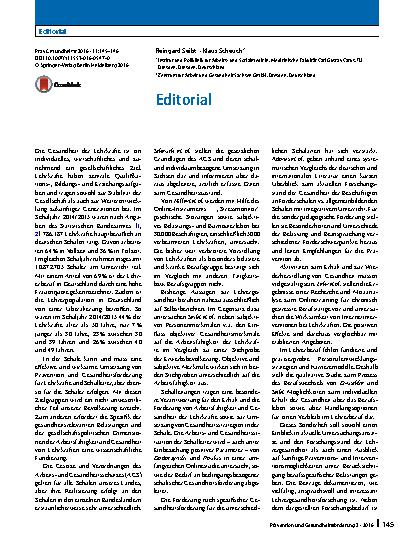 Vorschauseite 1: Editorial