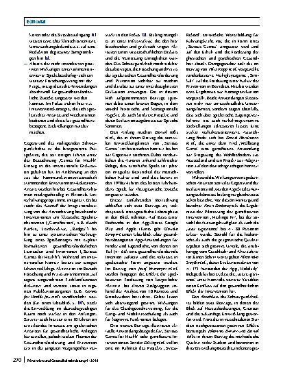 Vorschauseite 2: Spielerische Ansätze als innovative Kommunikationsstrategie der Gesundheitsförderung und Prävention