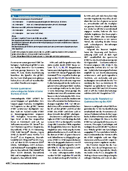 Vorschauseite 2: Prävention von Darmkrebserkrankungen