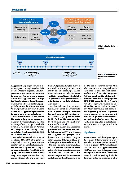 Vorschauseite 2: Intervention zur Förderung der Gesundheitskompetenz älterer Menschen – Ergebnisse des Projekts „GeWinn“