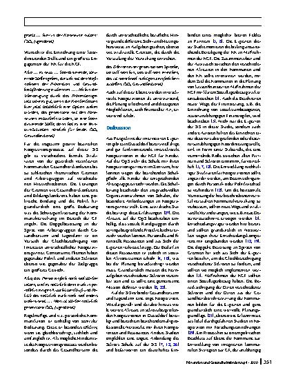 Vorschauseite 5: Intersektorale Kooperationen auf verschiedenen Steuerungsebenen in der kommunalen Gesundheitsförderung von Kindern