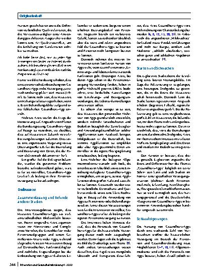 Vorschauseite 5: Gesundheits-Apps als Instrumente der Prävention? – Eine Interviewstudie zu Potenzialen für das hausärztliche Setting