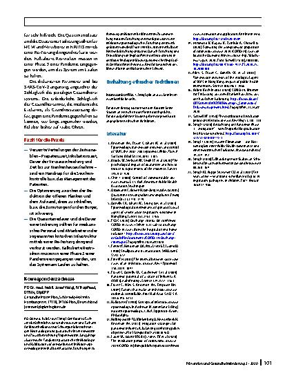 Vorschauseite 5: Herausforderungen in der Seuchenkontrolle und der jetzigen Pandemie durch verzerrte Verteilungen