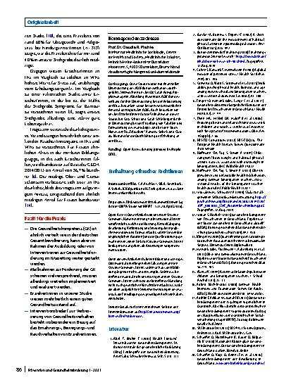 Vorschauseite 6: Gesundheitskompetenz und gesundheitliche Situation von Erzieher/innen