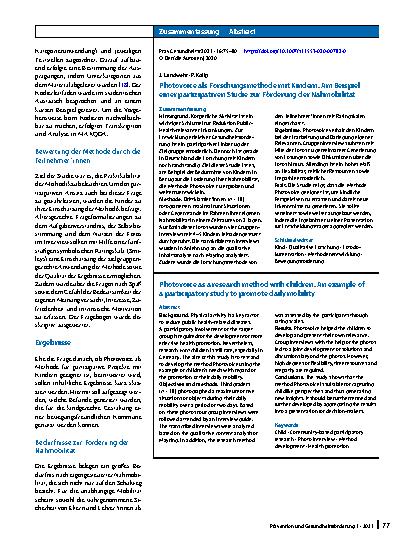 Vorschauseite 3: Photovoice als Forschungsmethode mit Kindern