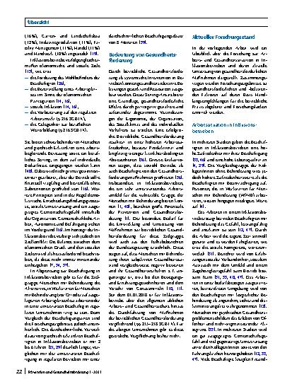 Vorschauseite 2: Arbeitsbezogene Gesundheit in Inklusionsbetrieben – eine Übersicht zur Arbeitsund Gesundheitssituation der Beschäftigten und der betrieblichen Gesundheitsförderung